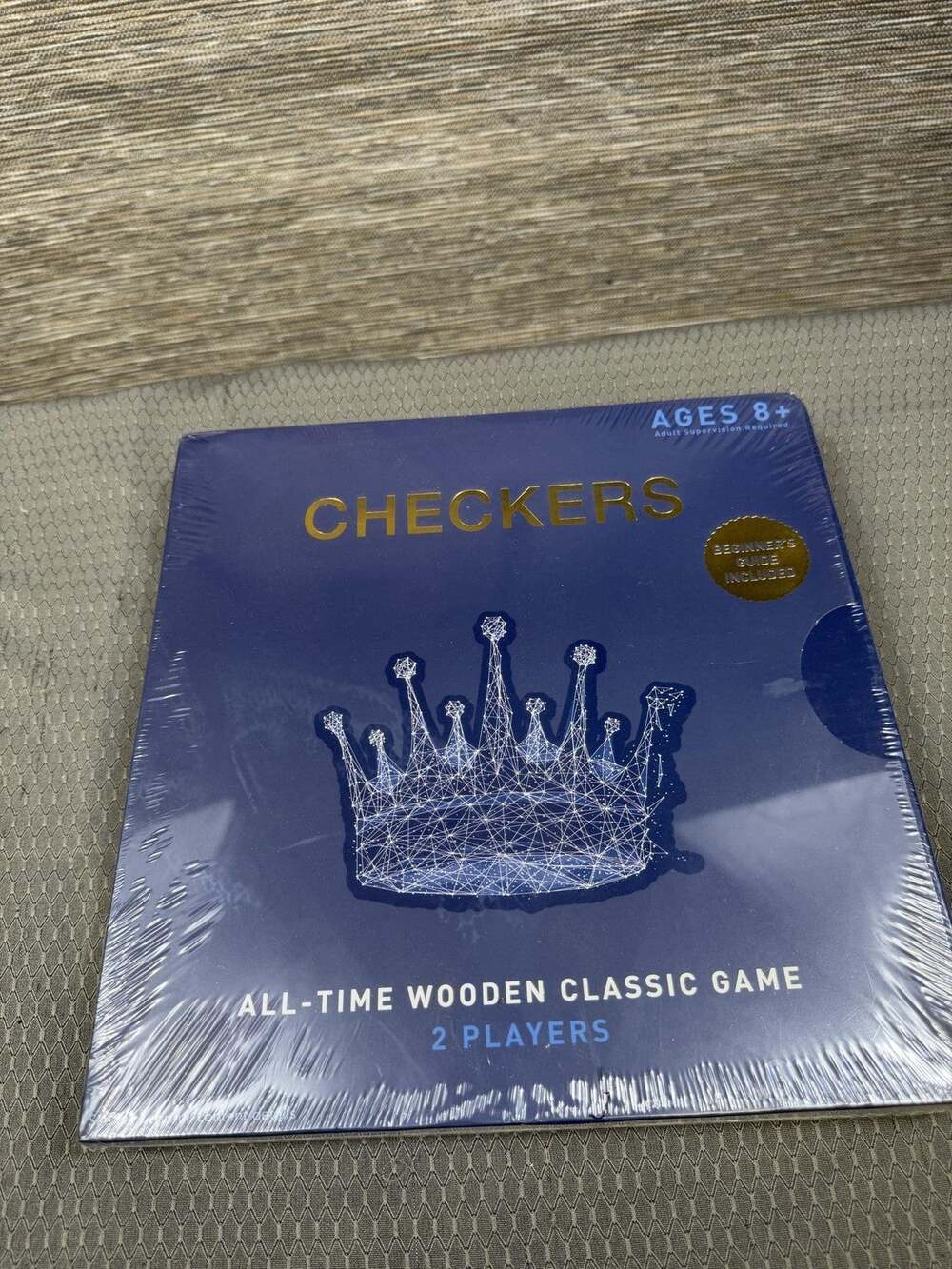 RMS International Checkers Wooden Classic Board Game Ages 8+ 2 Players New